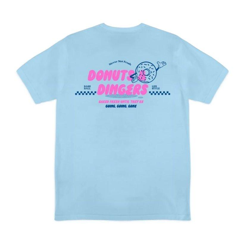 Baseball Lifestyle 101 Men's Donut Tee - Blue - BLUE